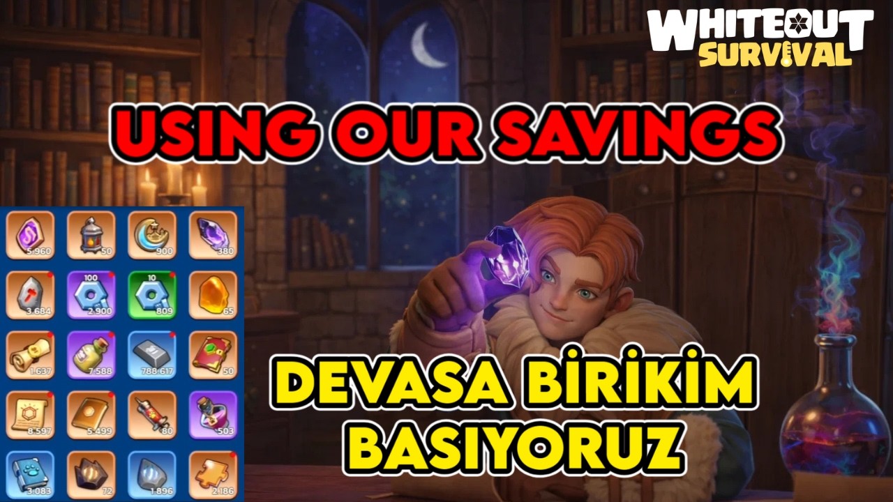 DEVASA BİRİKİMİ BASIYORUZ - 400 Mitril 3500 ESANS TAŞI - 9000 TILSIM TASARIMI  - WHİTEOUT SURVİVAL