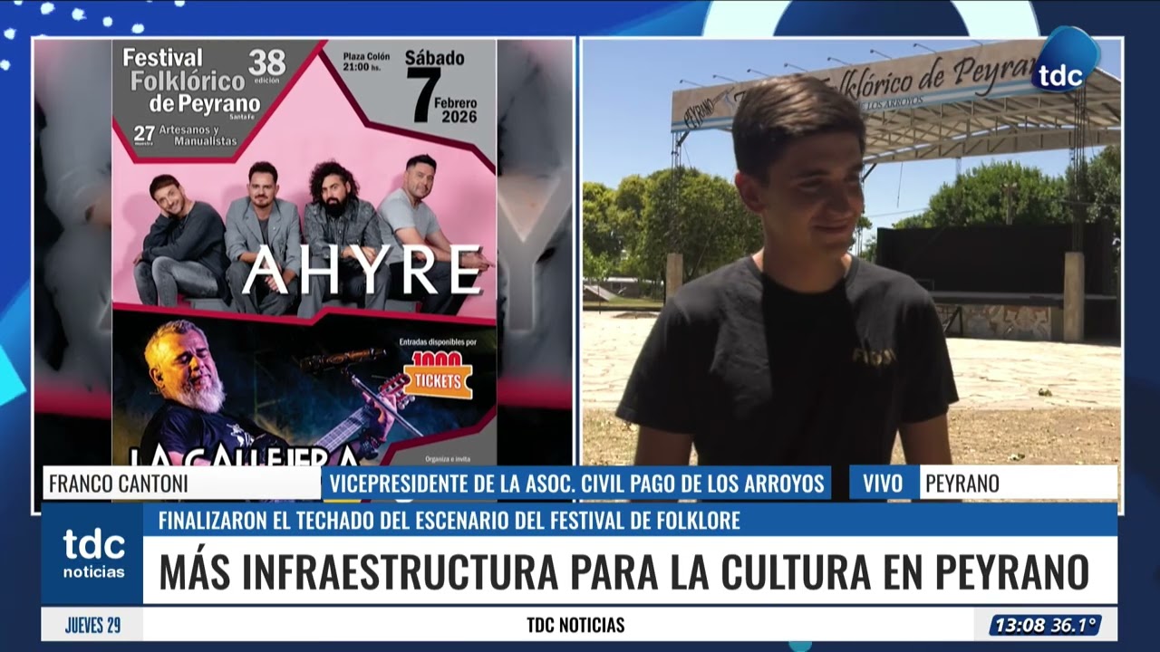 PEYRANO | AHYRE LLEGA A PEYRANO: EL FESTIVAL SE REALIZA ESTE 7 DE FEBRERO EN PLAZA COLÓN
