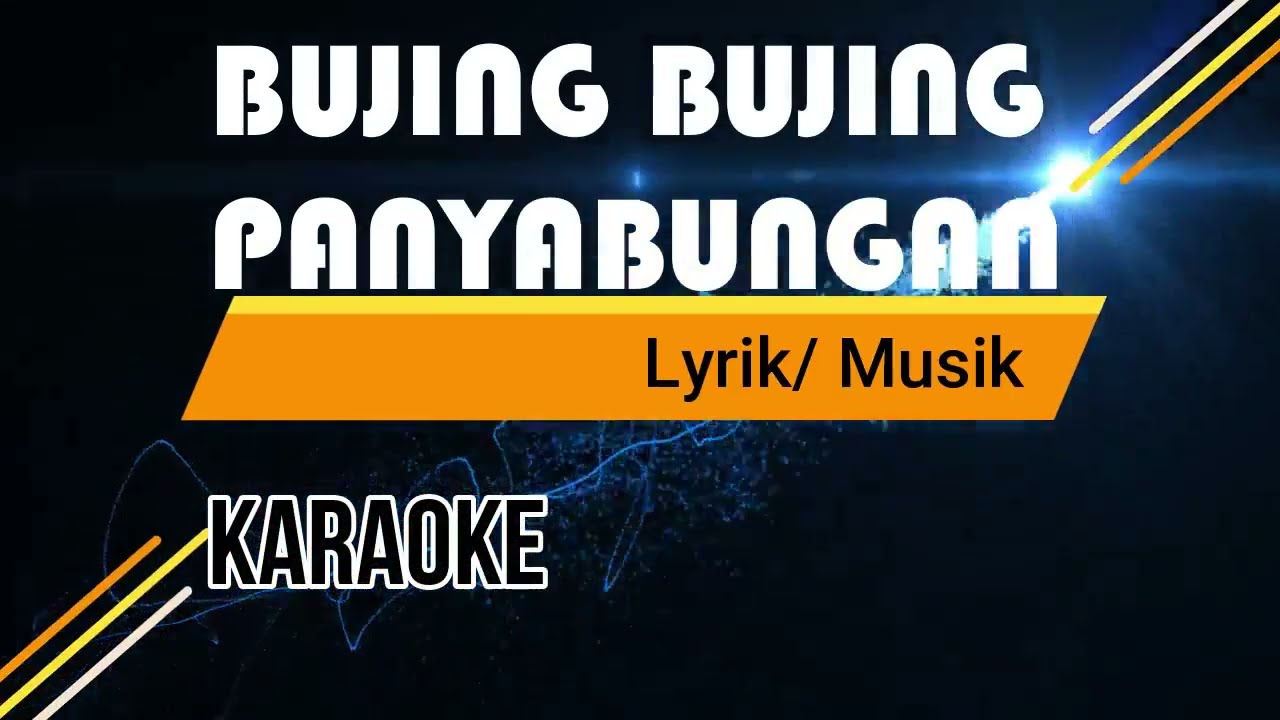 Karaoke Tapsel - Bujing Bujing Panyabungan | Cipt. Ona Sutra | Versi Karaoke Nada Cowok