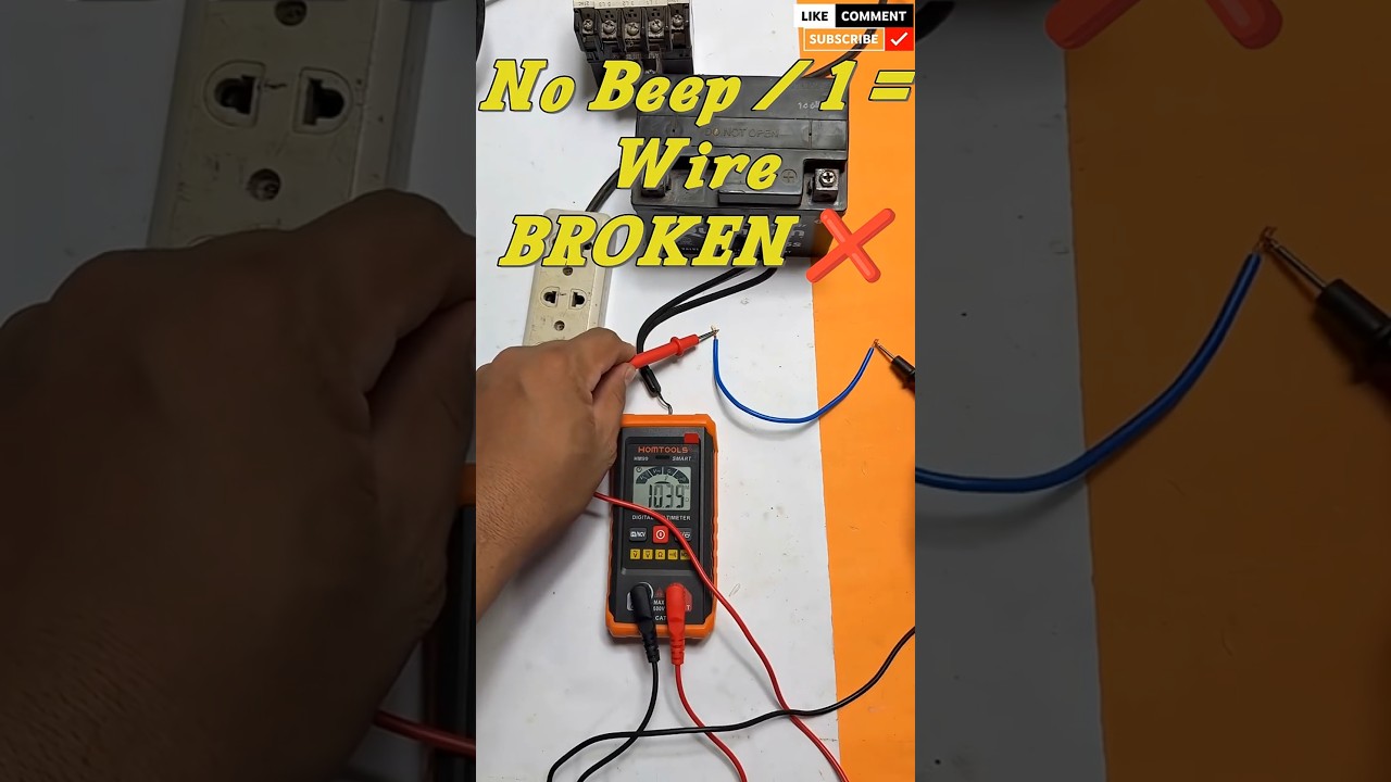 How to Check Broken Wire? 🛠️ (Multimeter Trick) 