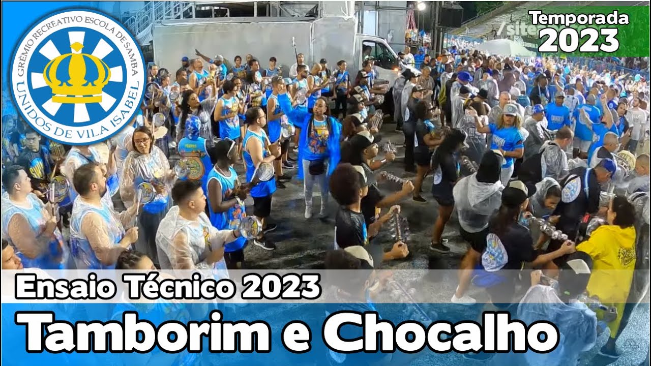 Vila Isabel 2023 | Tamborins e Chocalhos - Ensaio Técnico | Samba ao vivo - #ET23