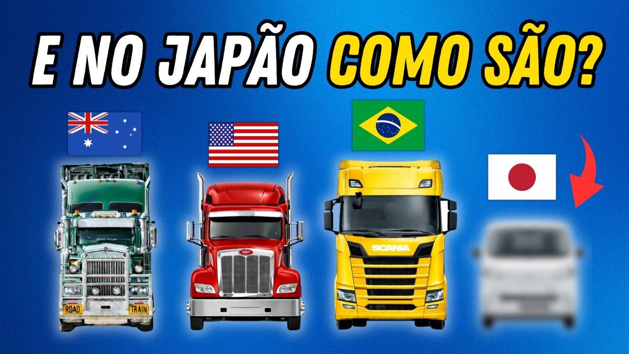 POR QUE OS CAMINHÕES NO JAPÃO SÃO TÃO DIFERENTES?
