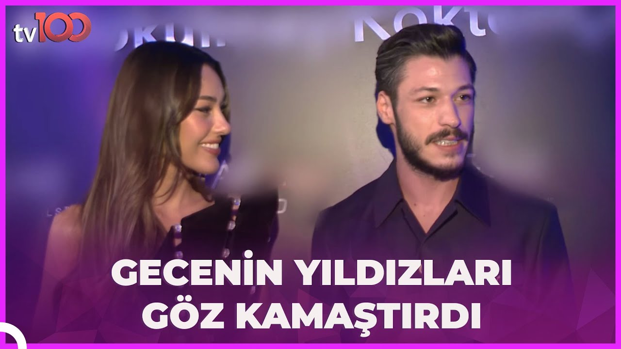 Dilan Çiçek Deniz ve Kubilay Aka'nın reklam yüzü olduğu lansman gecesinden renkli görüntüler