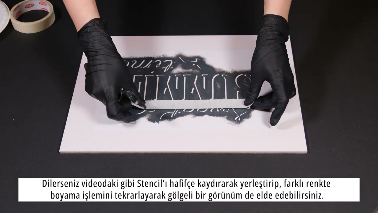 Stencil Nedir, Nasıl Uygulanır? | Yeni Başlayanlar İçin Stencil Boyama Rehberi