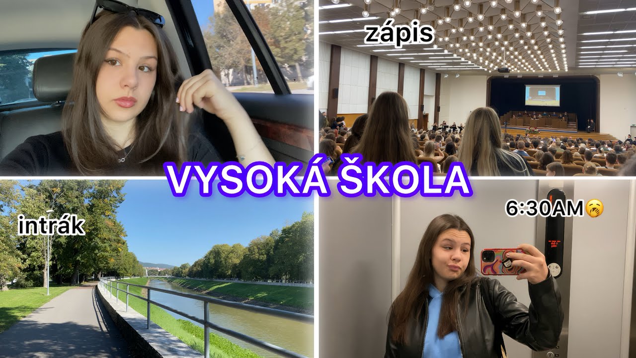 PRVÝ týždeň na VYSOKEJ ŠKOLE | UKF VLOG 16