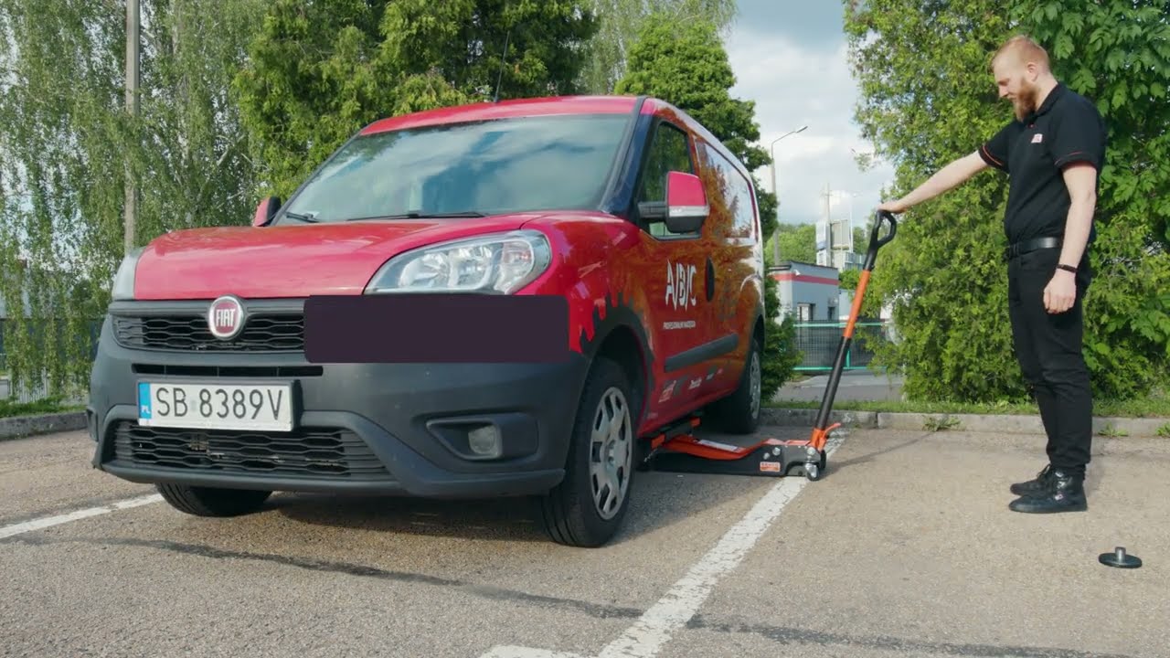 Podnośniki samochodowe w&oacute;zkowe, typu żaba BAHCO