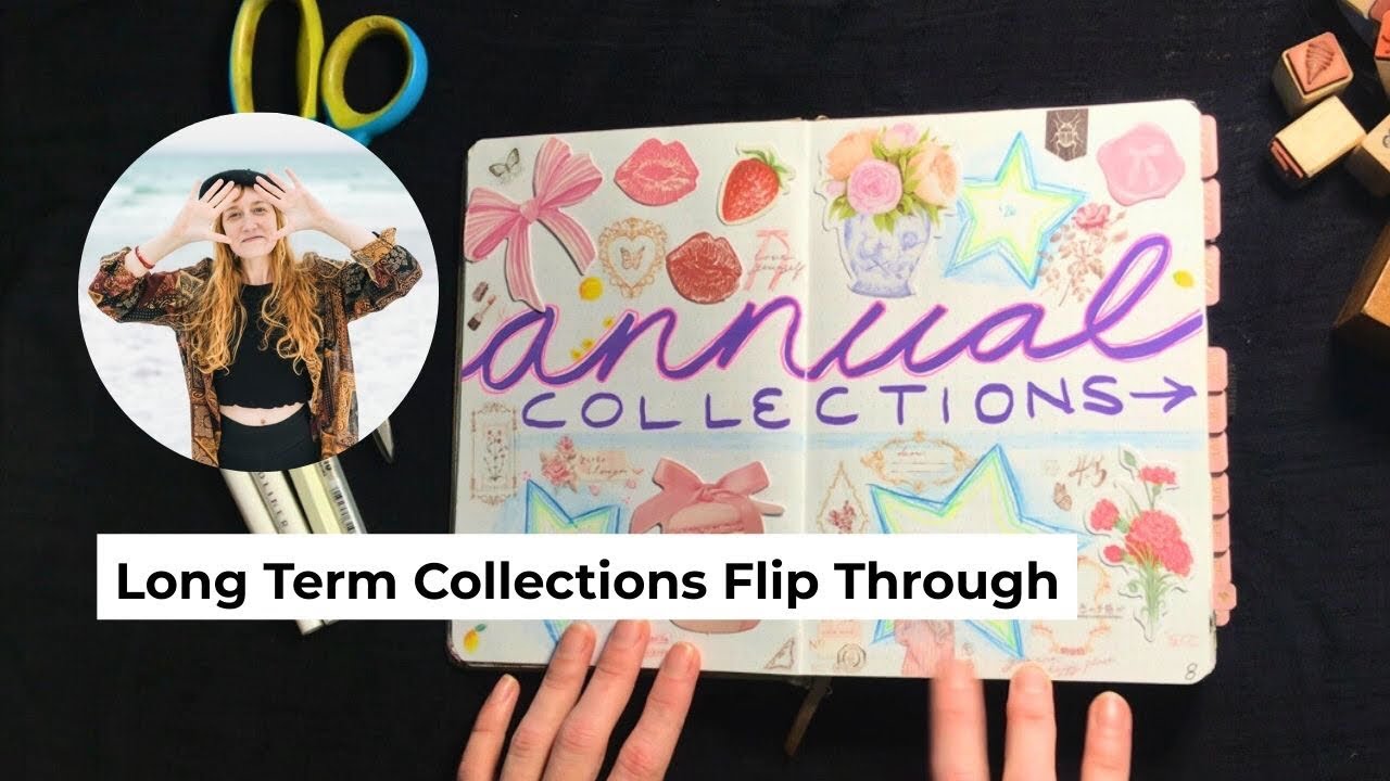 📚Long-Term Collections Journal Flipthrough ✨ Goals, Trackers & Self-Care  