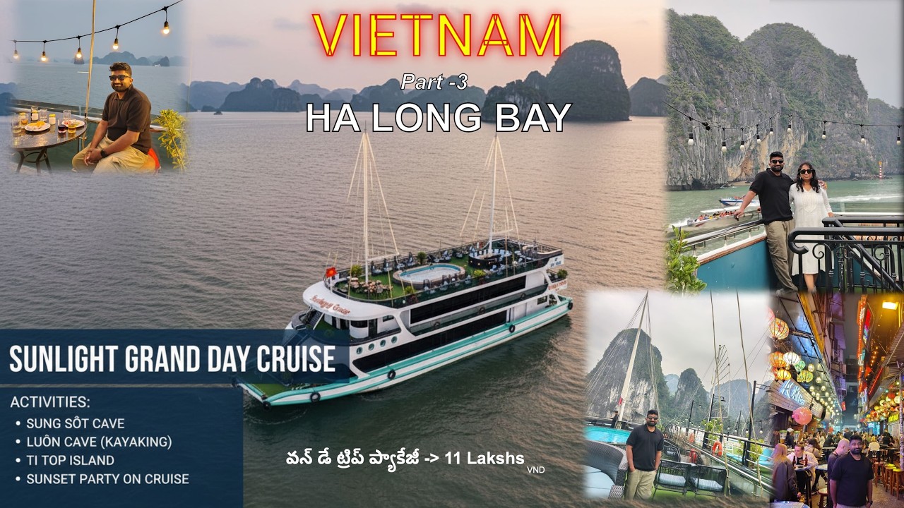Vietnam🇻🇳 – Part 3 | Ha Long Bay Day Trip Guide! , Hanoi’s Old Quarter ,Beer Street & Ti Top Island