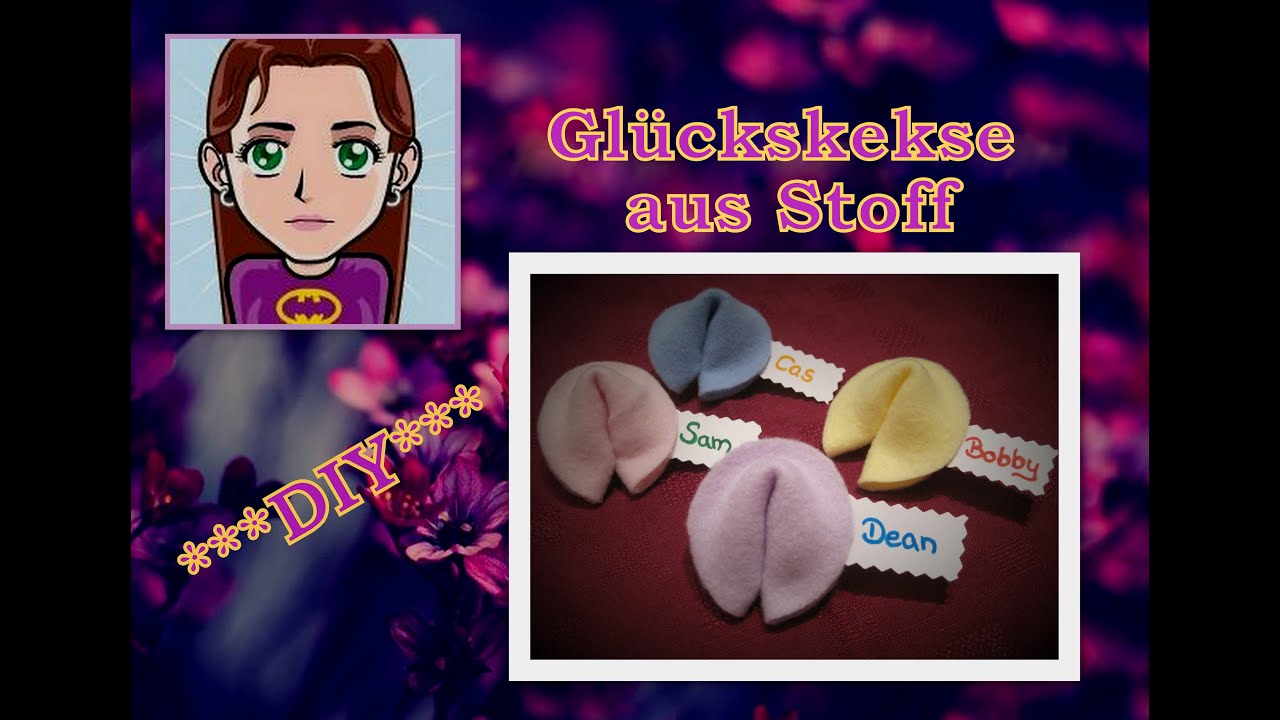 Glückskekse aus Stoff basteln, DIY Tutorial