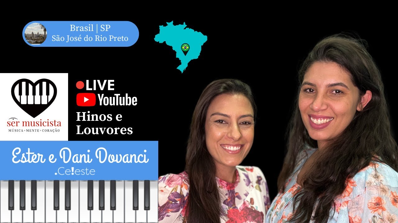 Live 25/06/22 (1) Hinos e Louvores | Ester e Dani (PianoS e Canto)