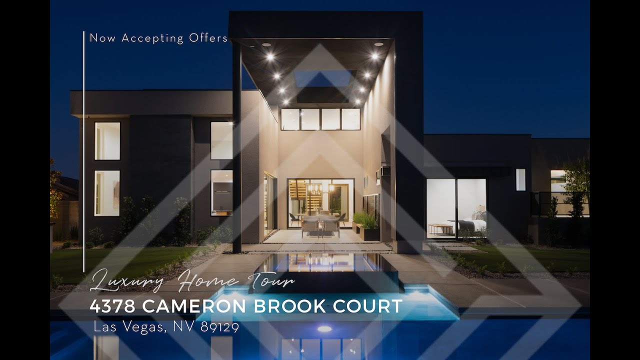 Explore a $3.3M Las Vegas Luxury Home: Customized & Move-in Ready! Now Open for Offers!