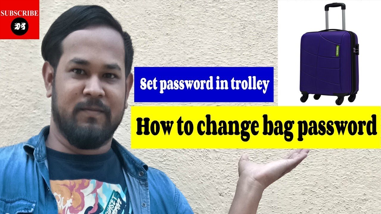 How to reset trolley bag lock in Hindi | how to set bag lock | How to set combination lock 2018-2019