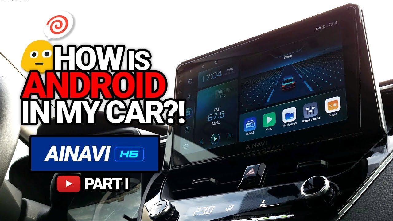 AINAVI H6 🤖 The BEST Android Head Unit for your car! Toyota Corolla 2020 Install - Part 1