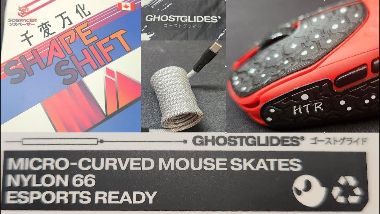 5 Unusual Gaming Products: Ghostglides Nylon 66, Second Skin, G Wolves HTR, ShapeShift, Magtame