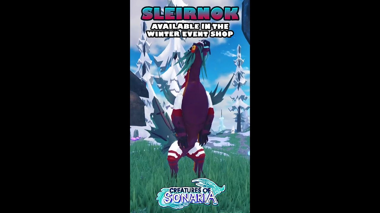 WINTER EVENT WEEK 1 ❄️ Creatures of Sonaria #shorts