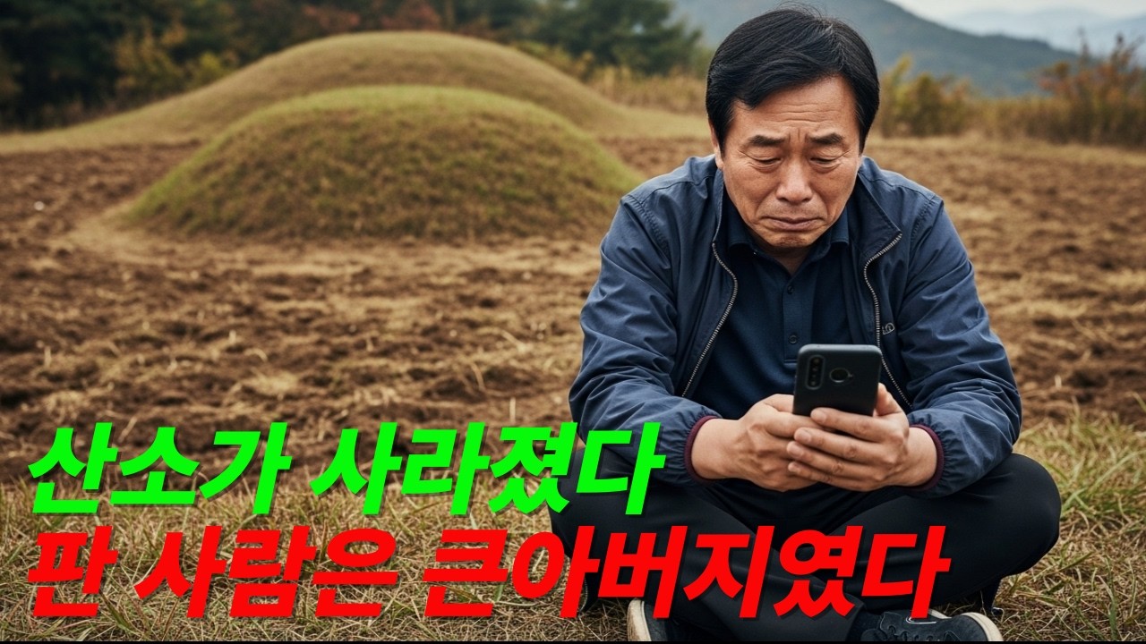 명절 전날 산소가 통째로 사라졌습니다범인은 큰아버지였습니다