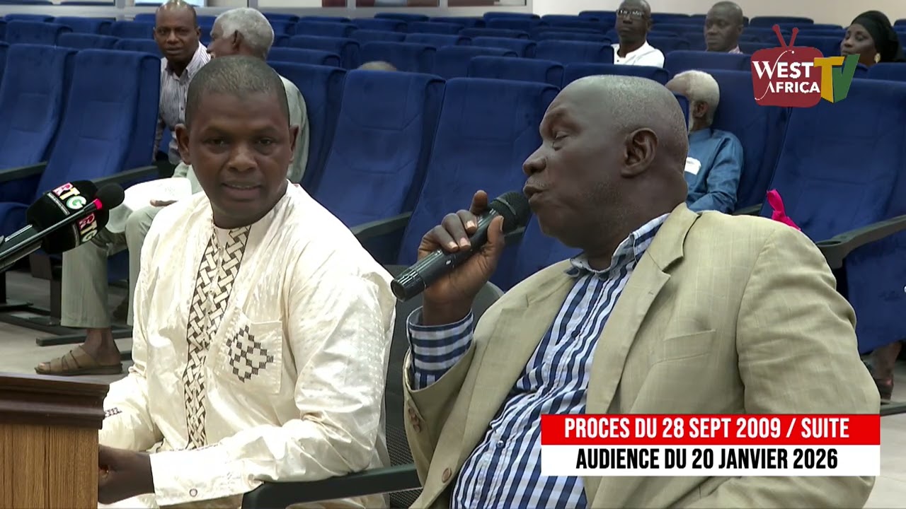 PROCES DU 28 SEPTEMBRE 2009 SUITE / AUDIENCE DU 20 JANVIER 2026 SUR WEST AFRICA TV