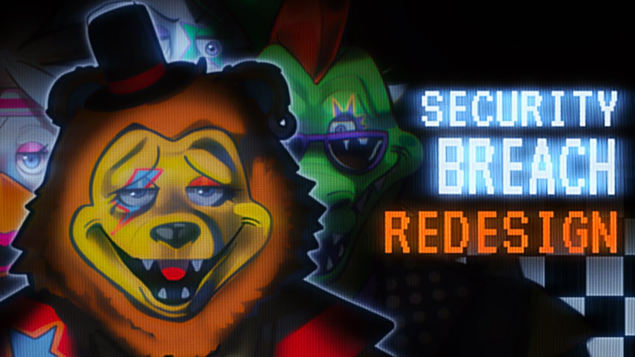 REDESIGNING FNAF SECURITY BREACH FROM THE GROUND UP(speedpaint, commentary, unvale, fnaf)