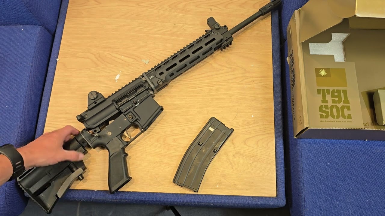 VFC T91 SOC GBB rifle unboxing