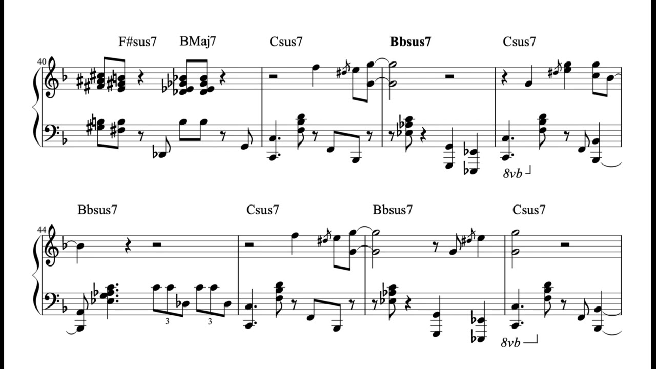 killer joe - rob van bavel (transcription)