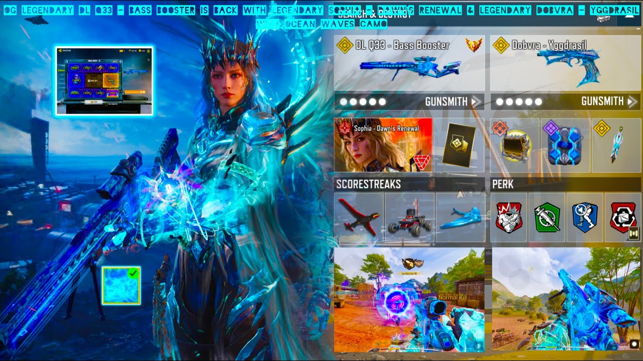 OG Legendary DL Q33 - Bass Booster is now back with Mythic Sophia to SNIPE every SND enemies in CODM