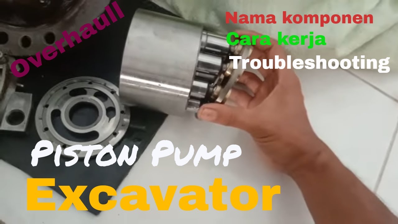 Cara kerja Piston pump & cara overhaull