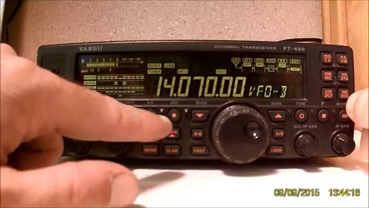Yaesu FT-450 walkthrough demo