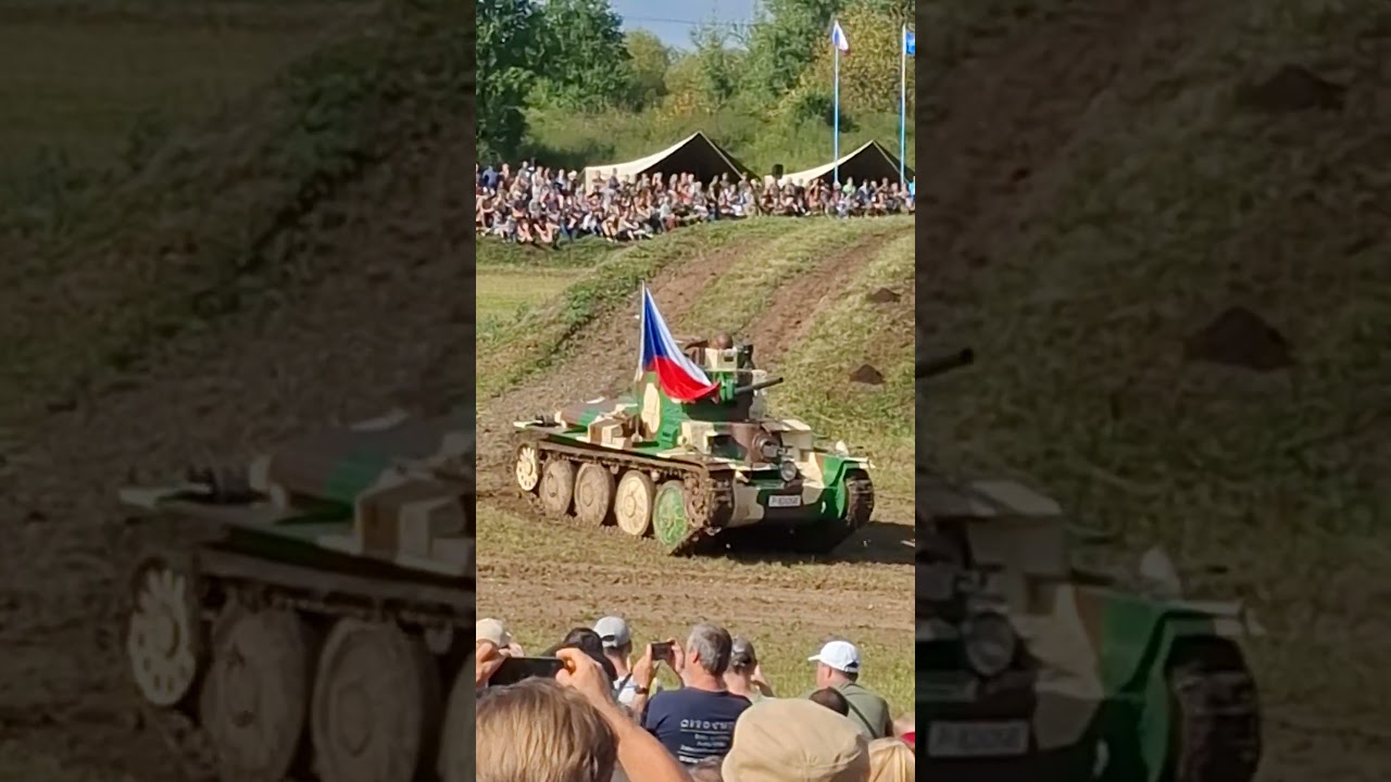 Tankov&yacute; den 30.8 2025 LT.38 a Leopard 2A4 #military #armada #cz #czech #lesany #ww2 #panzer