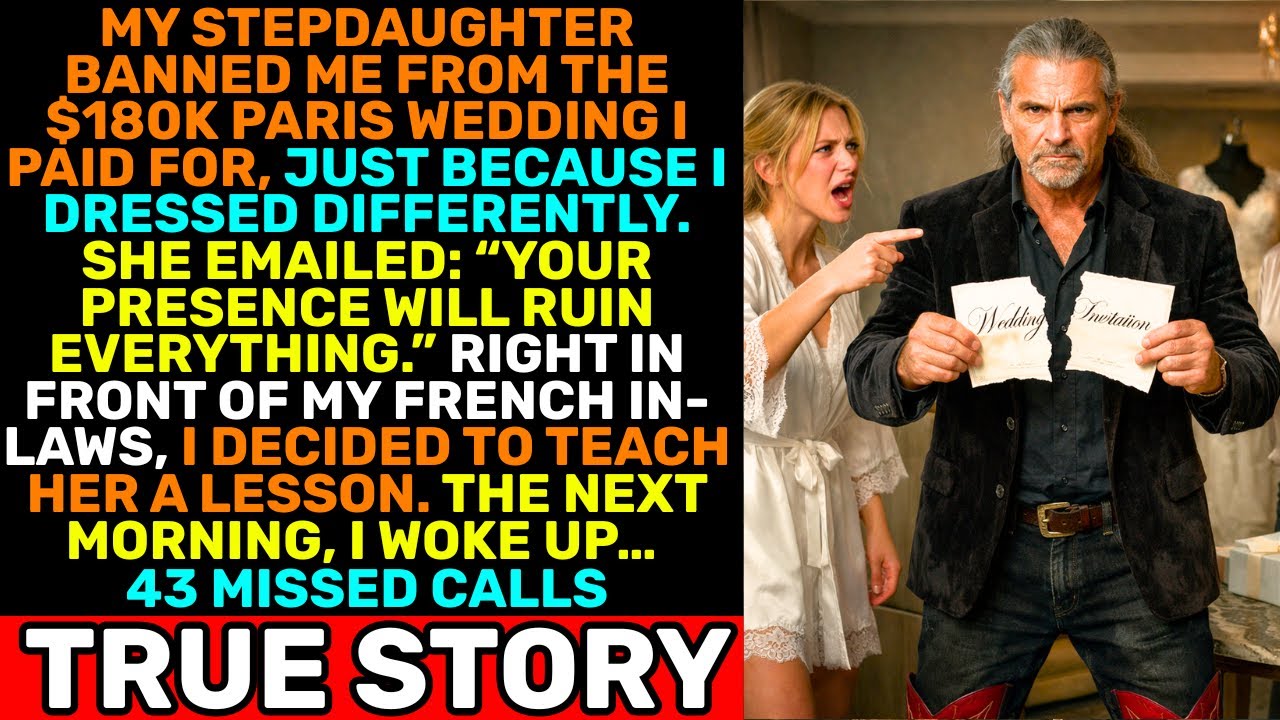 I Paid for Her $180K Paris Wedding — She Banned Me by Email… 43 Missed Calls Changed Everything