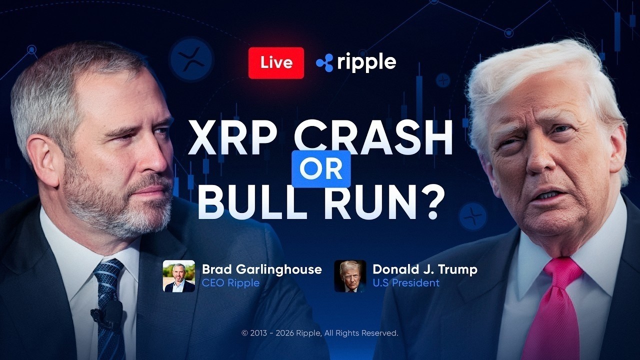 LIVE: XRP CRASH OR BULL RUN? Donald Trump & Brad Garlinghouse Discuss Ripple & XRP