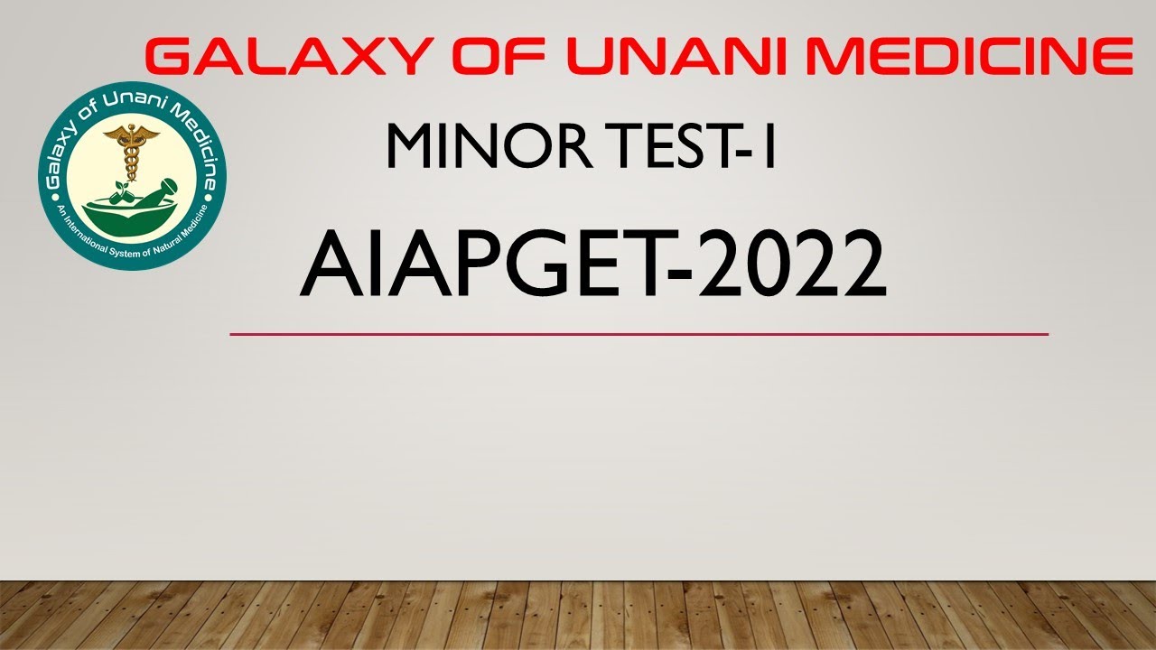 Part-3 || Minor Test-1 AIAPGET-2022 QUESTIONS  DISCUSSION