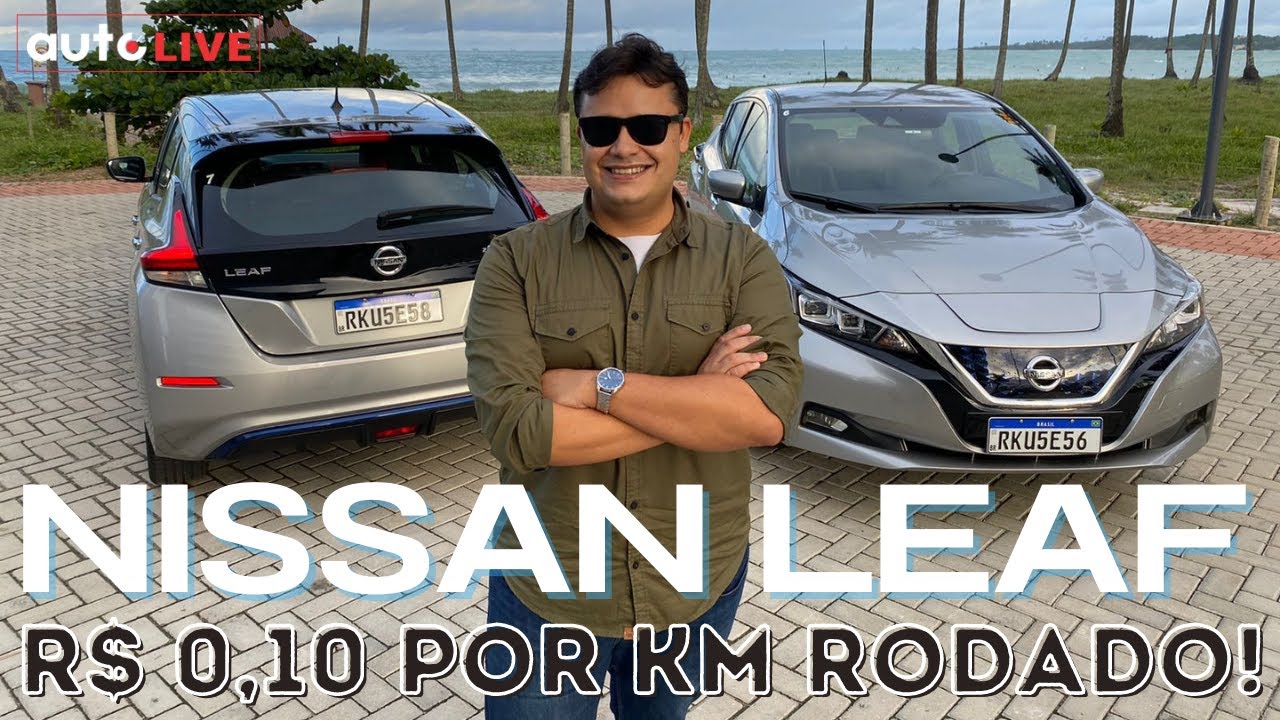 NISSAN LEAF: Elétrico faz R$ 0,10 por km rodado