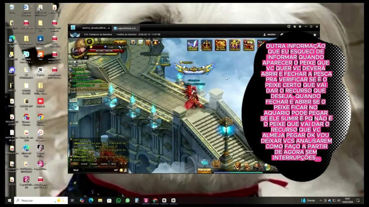 LEGEND ONLINE BUG DE PESCA!!