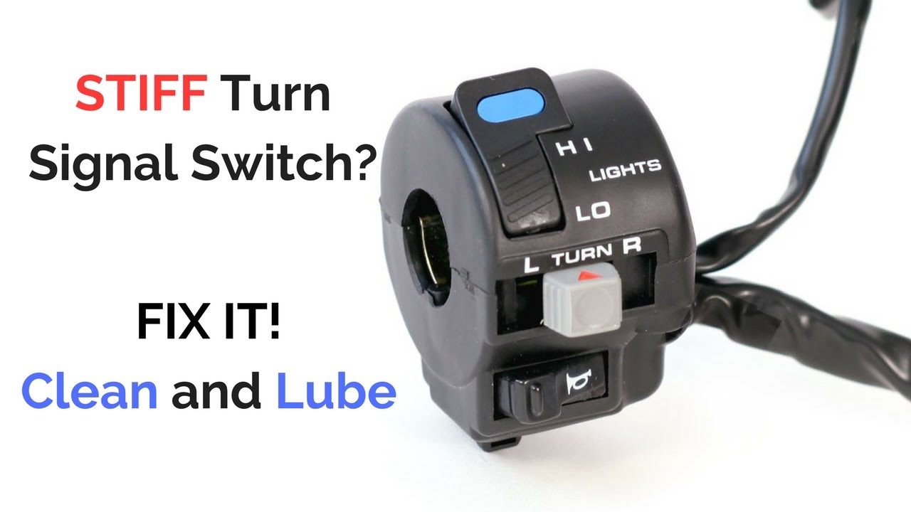 Motorcycle Turn Signal Switch Repair