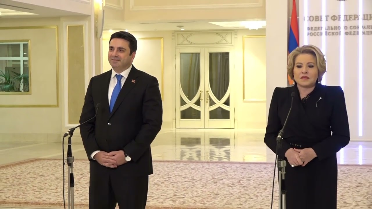 Ալեն Սիմոնյանի ասուլիսը ռուս լրագրողների հետ