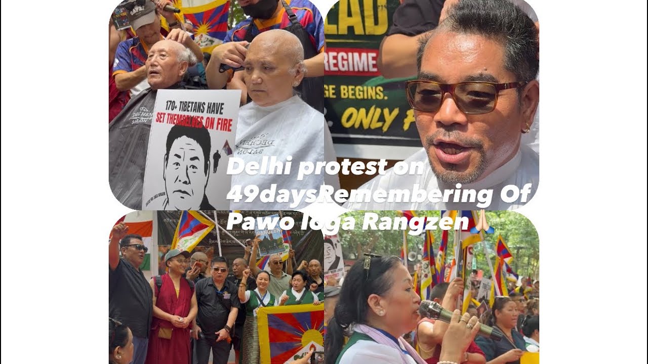 20 August 2026 Delhi Protest On 49 Days Remembering Of Pawo Loga Rangzen//M.T