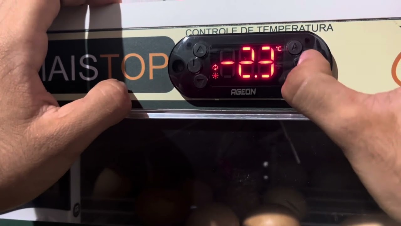 Como regular temperatura da chocadeira chocmaistop