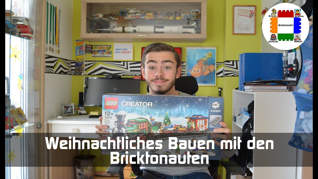Weihnachtliches LEGO&reg;-Bauen mit den Bricktonauten (Livebuilding Weihnachtszug 10254)
