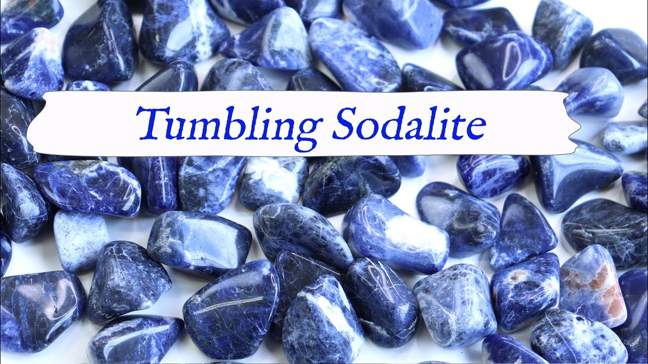 💎 Rock Tumbling SODALITE 💎 From Start to Finish! | Rock Tumbling Tips & Techniques