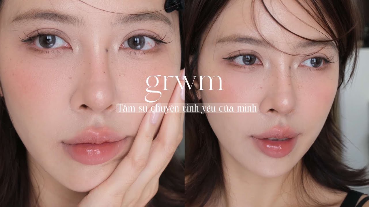 Grwm - kiểu trang điểm ĐƠN GIẢN nhưng vẫn đẹp | tâm sự chuyện tình yêu | maihuongmakeup