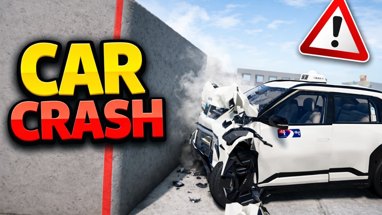 Realistic High-Speed Car Crashes in BeamNG.drive #55 | Ultra Detailed Crash Compilation