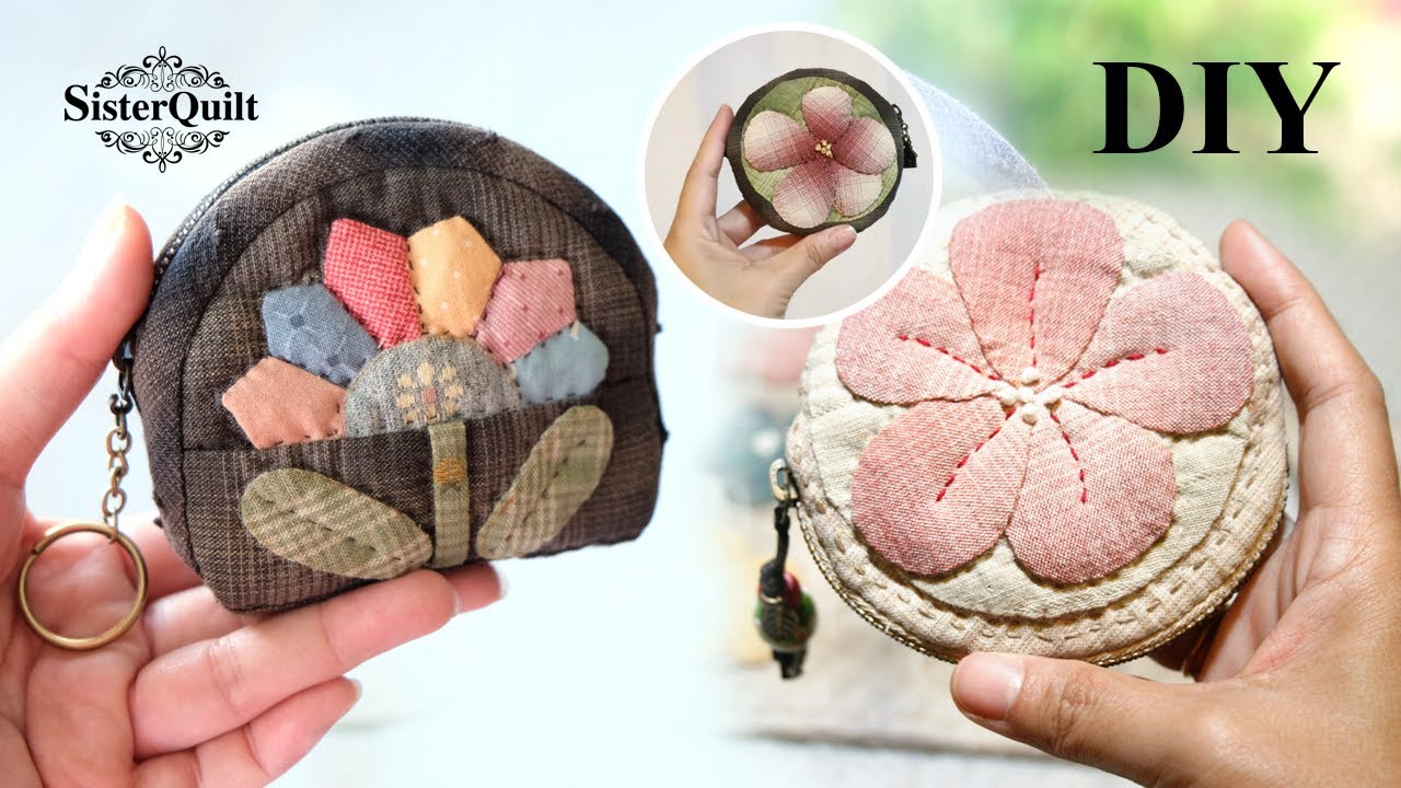 DIY coin purse flower | Tutorial