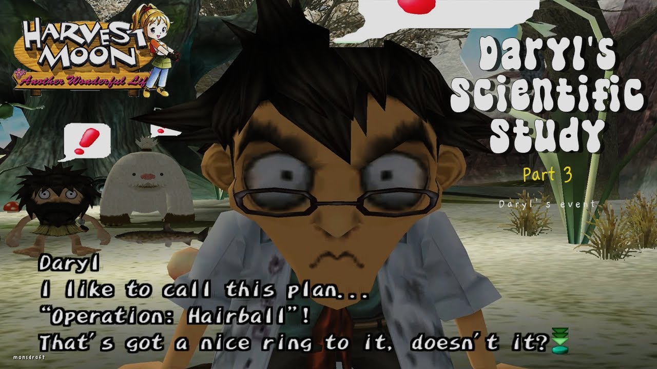 Event Musim Dingin - Studi Ilmiah milik Daryl Bagian 3 di Harvest Moon: Another Wonderful Life