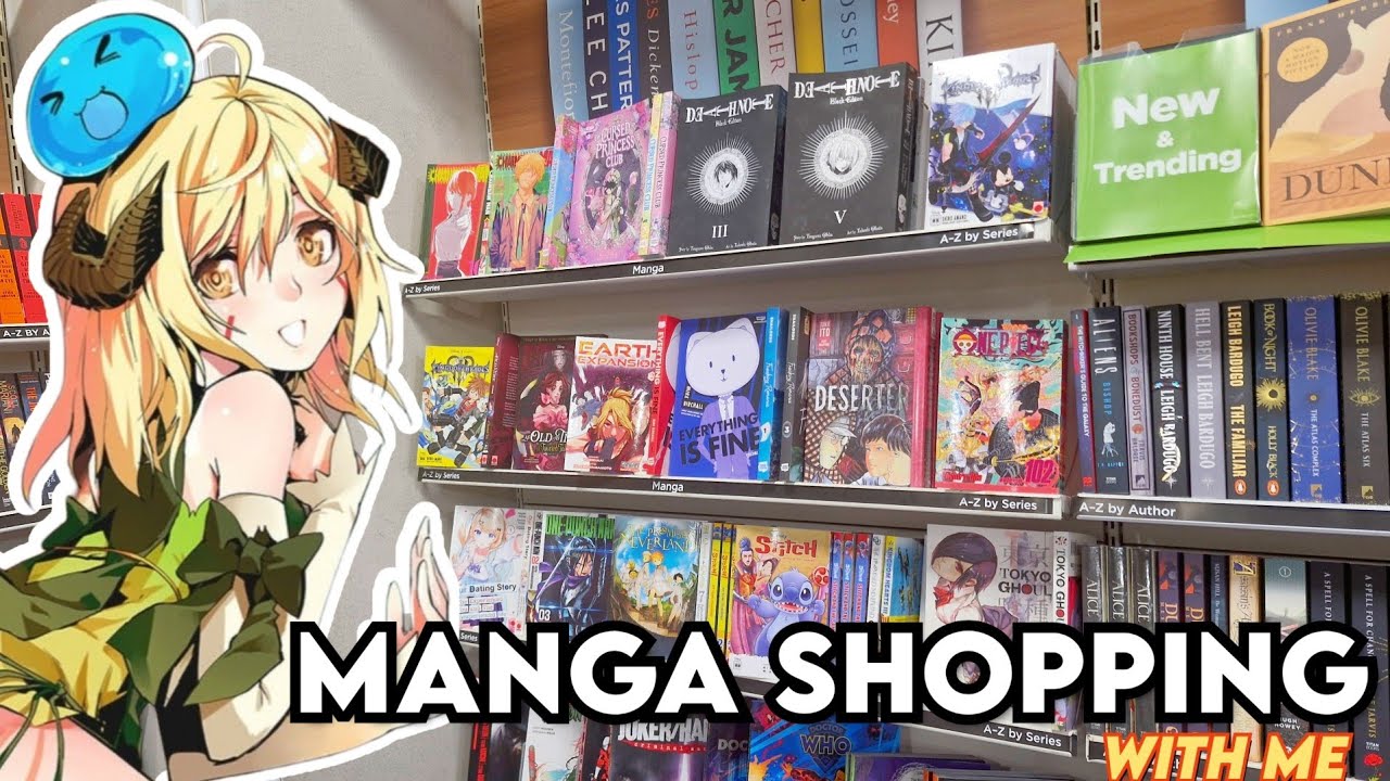 Manga shopping with me +  isekai manga Haul 