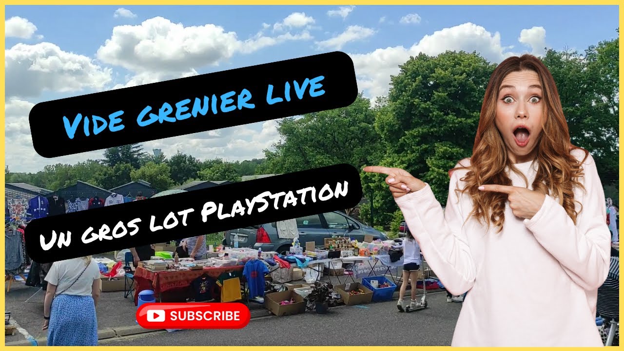 VIDE GRENIER LIVE - Lot de 14 jeux PLAYSTATION - Un beau COUP DE FUSIL 😱👾