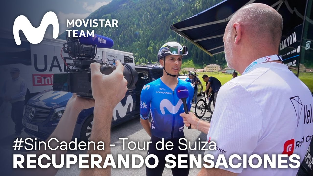 #SinCadena: Enric Mas recupera sensaciones - Movistar Team | Etapa 5 Vuelta a Suiza 2024
