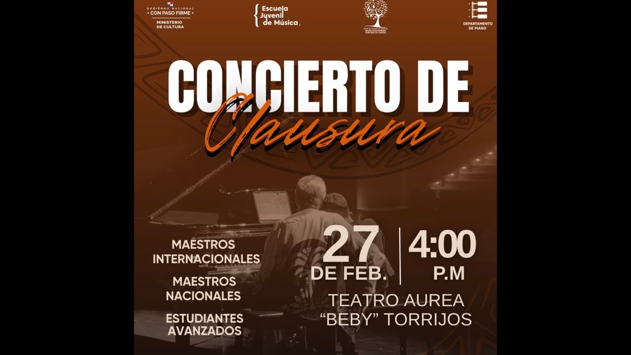 PARTE 1: II Festival Internacional Juvenil de Piano de Panamá