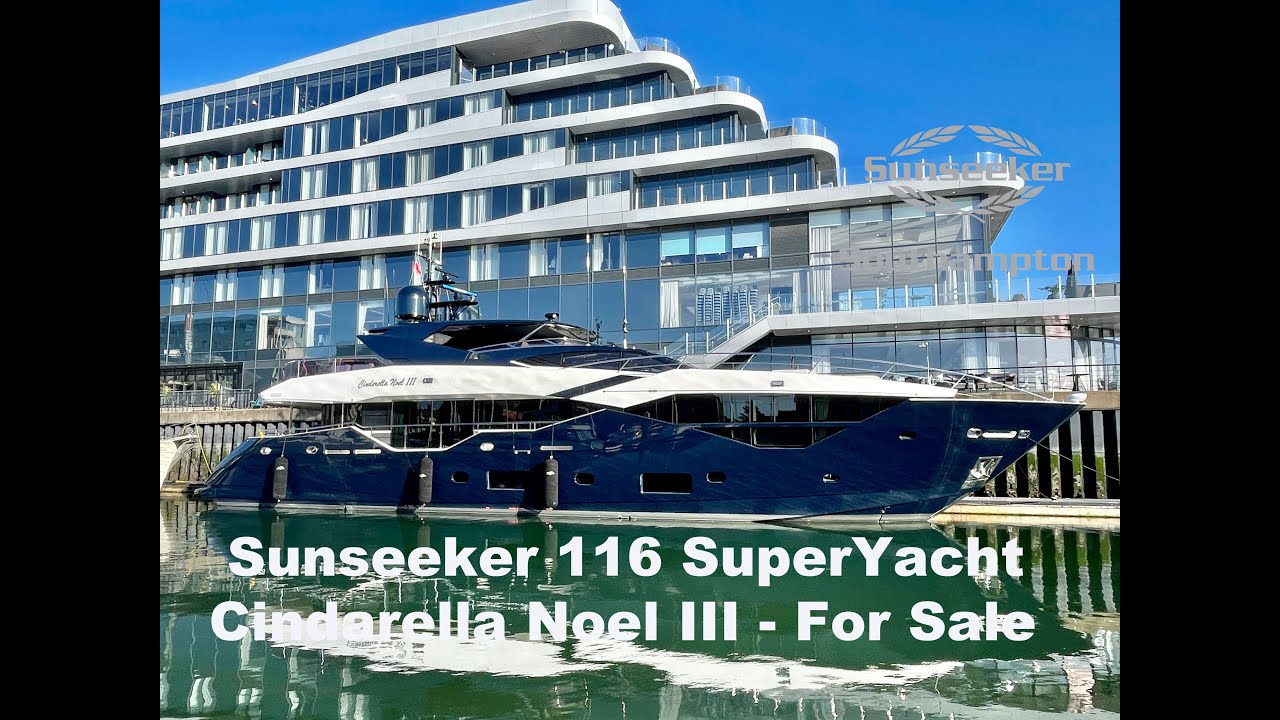 2019 Sunseeker 116 SuperYacht For Sale - €13,300,000 Ex VAT (Now SOLD)
