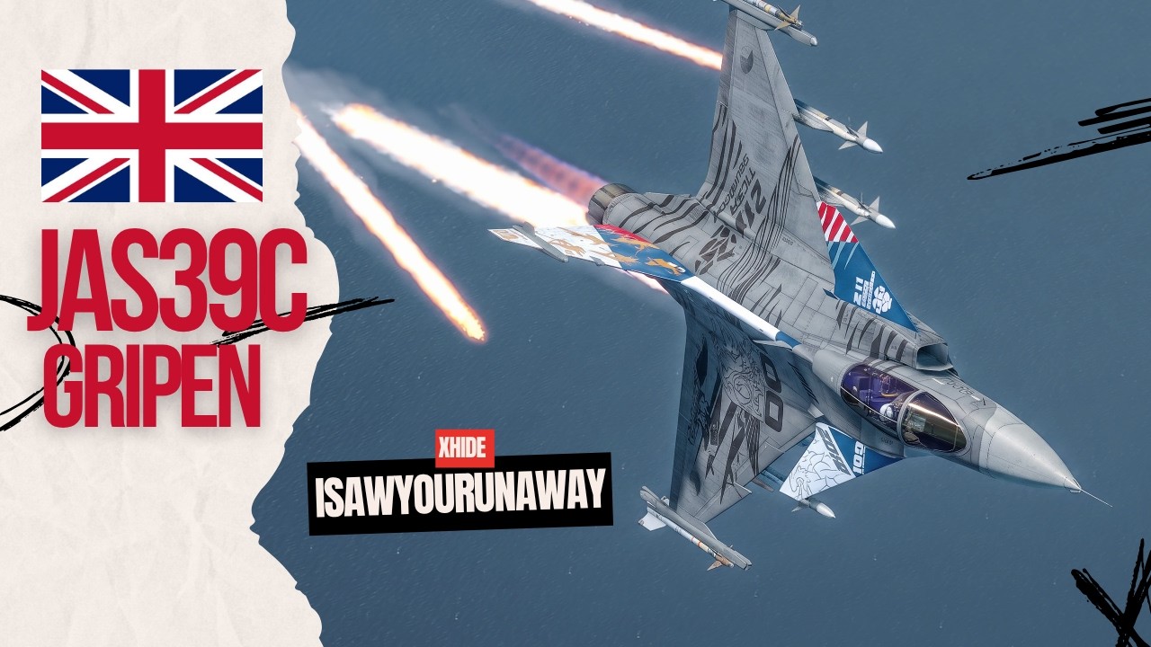 JAS39C Gripen - геймплей на лимитах #warthunder