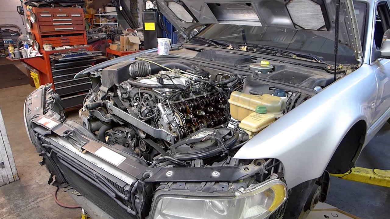 2000 Audi A8 L Timing Belt and Timing Chain Tensioner replacement